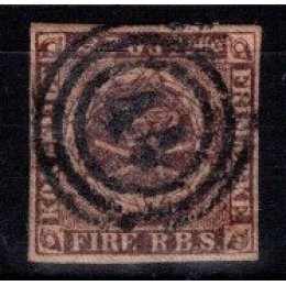 1851 - Danmark - AFA 1 - Frimærke - Stemplet (2)
